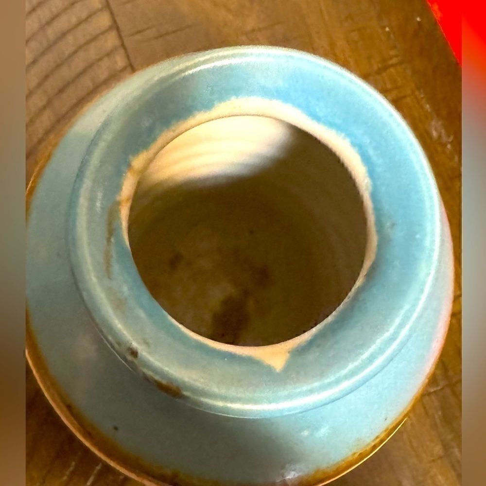 Mexican Pottery Cancun Souvenir Vase - 6" - Picture 9 of 10